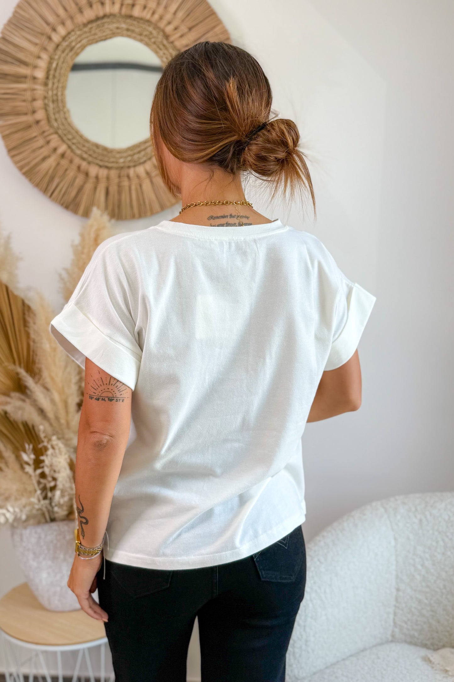 T-Shirt " Amour" Rose