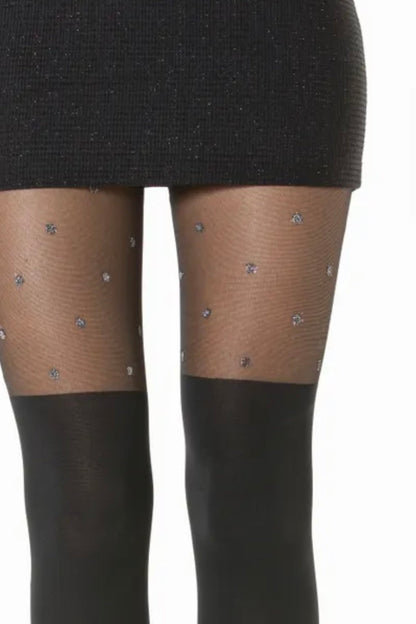 Bas Collants Chaussettes Pois Brillants