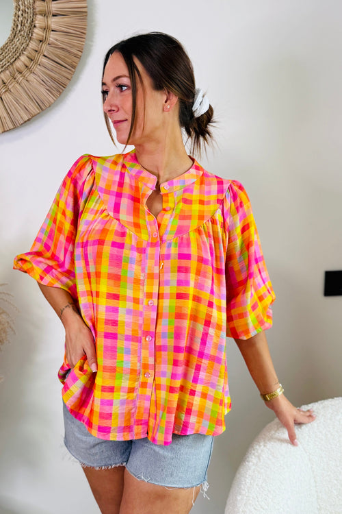 Chemise A Carreaux Pimi Multi