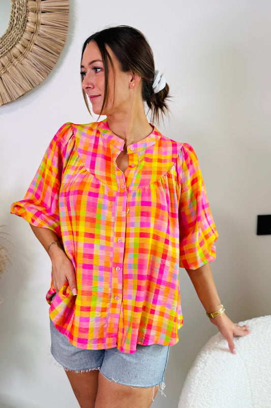 Chemise A Carreaux Pimi Multi