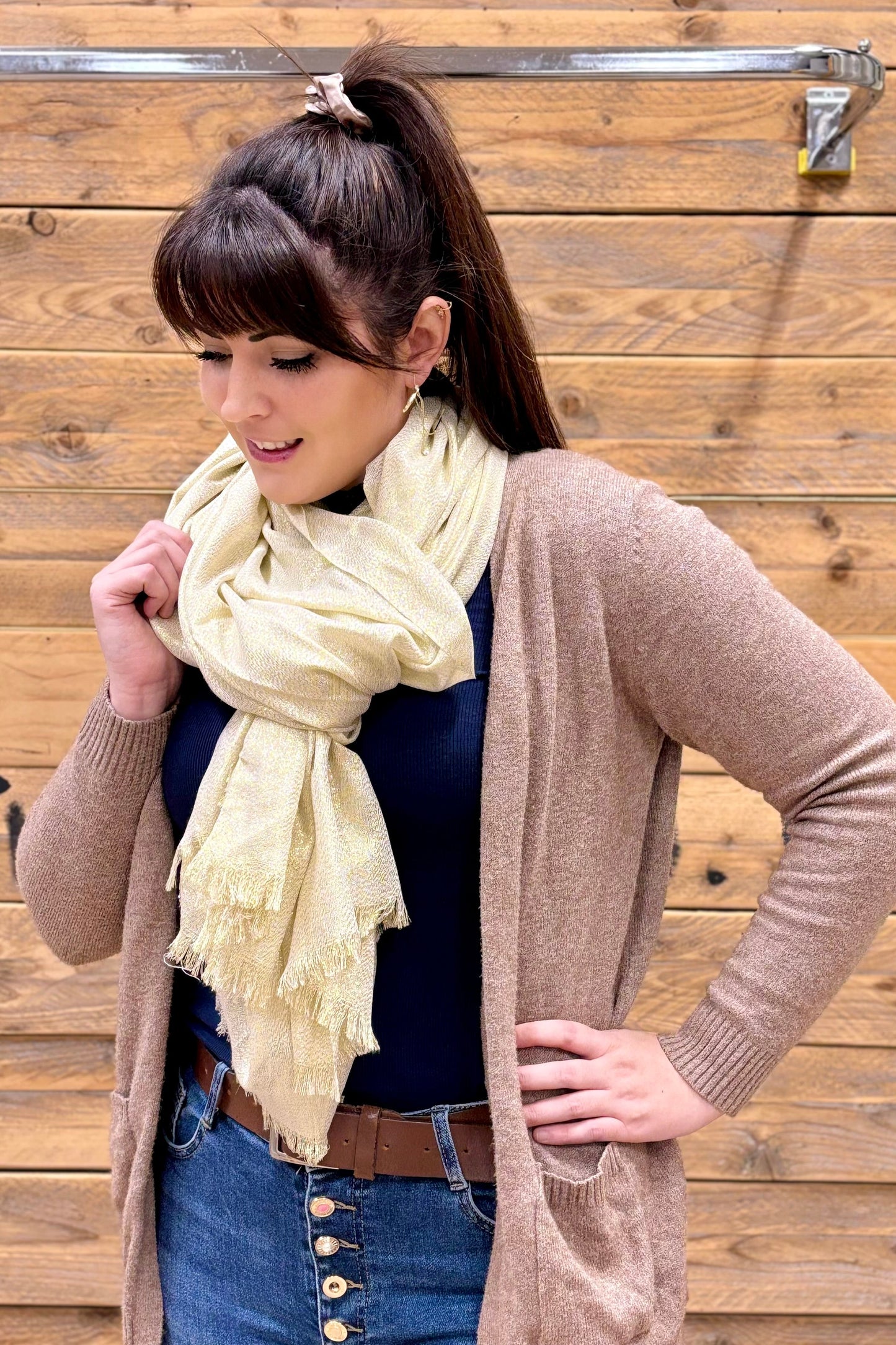 Foulard Spina Doré Lurex