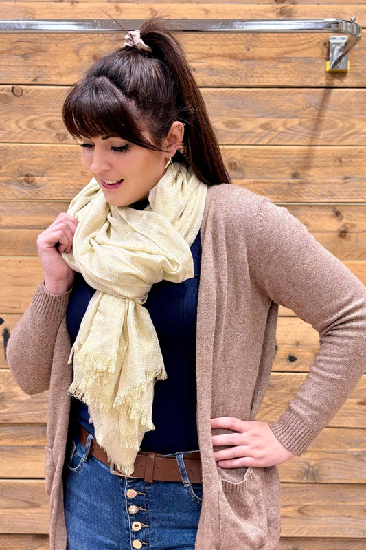 Foulard Spina Doré Lurex