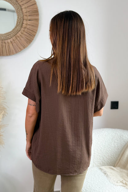 Chemise Sandrina Choco