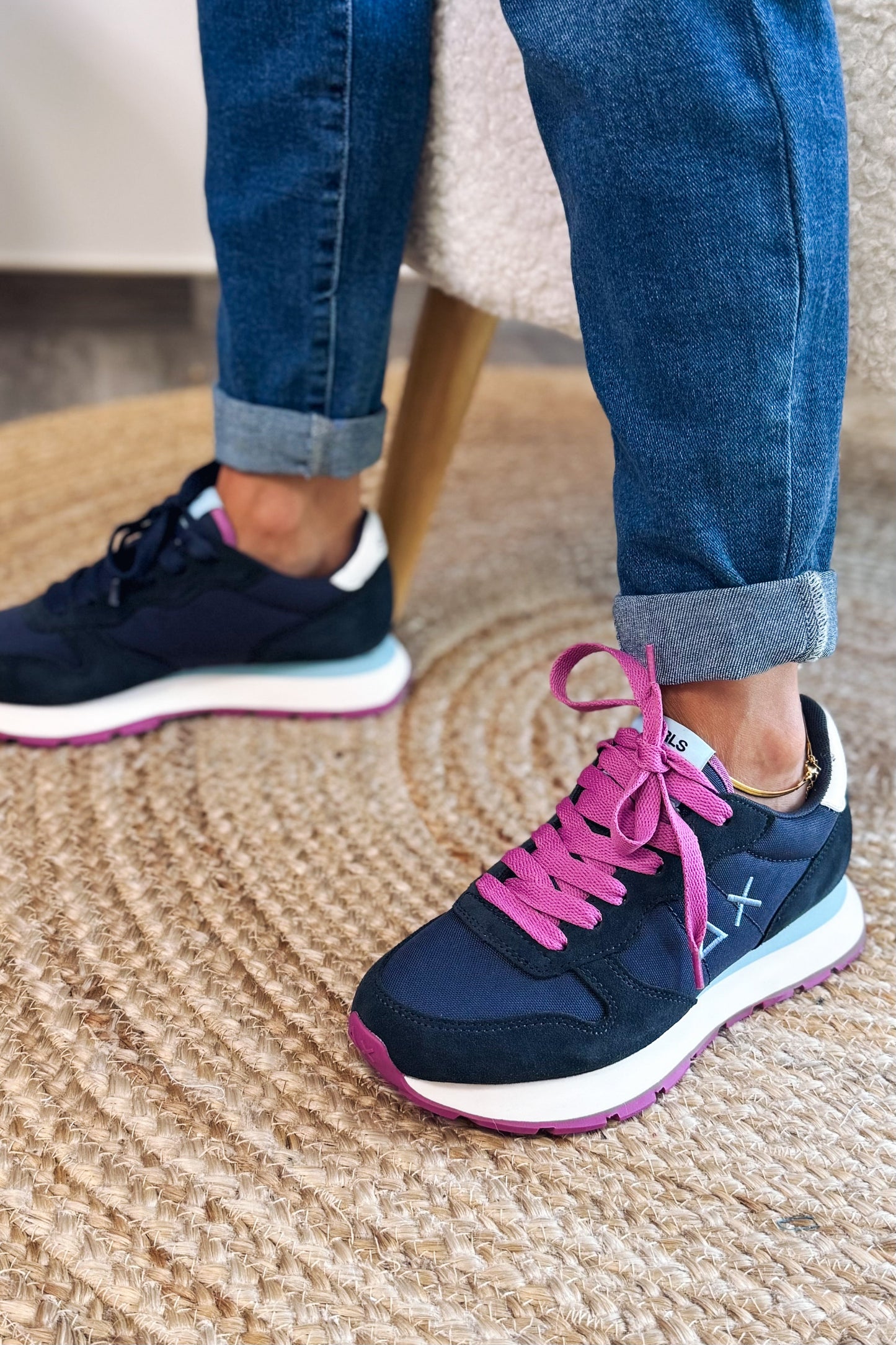 Baskets Sun68 Bleu Marine
