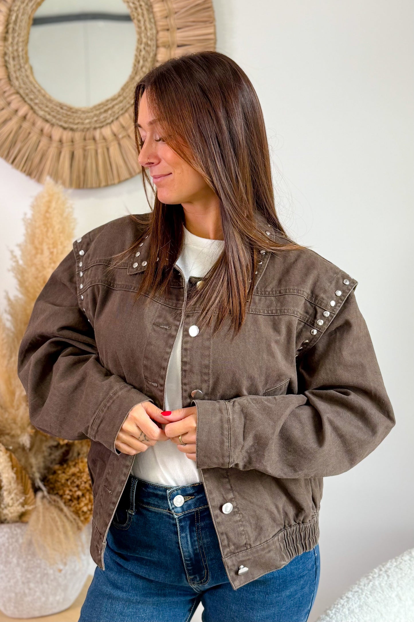 Veste Brenda Choco