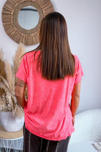 T-Shirt Sarty Corail Fluo
