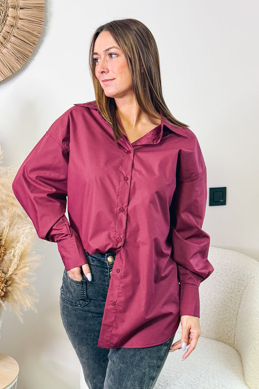 Chemise Roberte Bordeaux