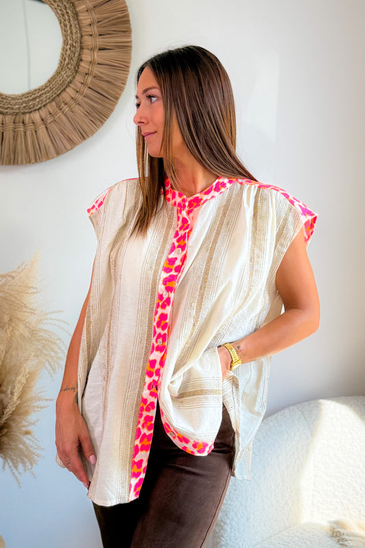 Chemise Dalfine Beige/Prita