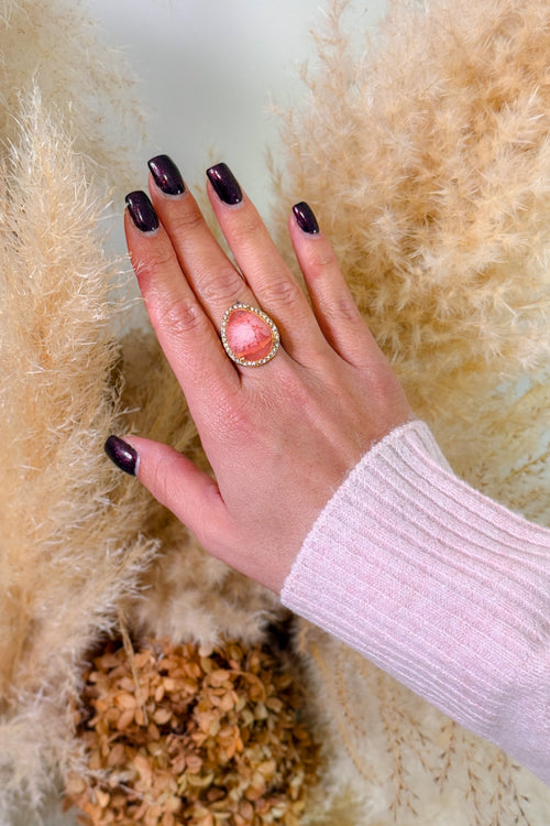 Bague Pierre Rose