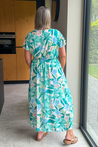 Robe Longue Lotisa Vert GT (42/48)