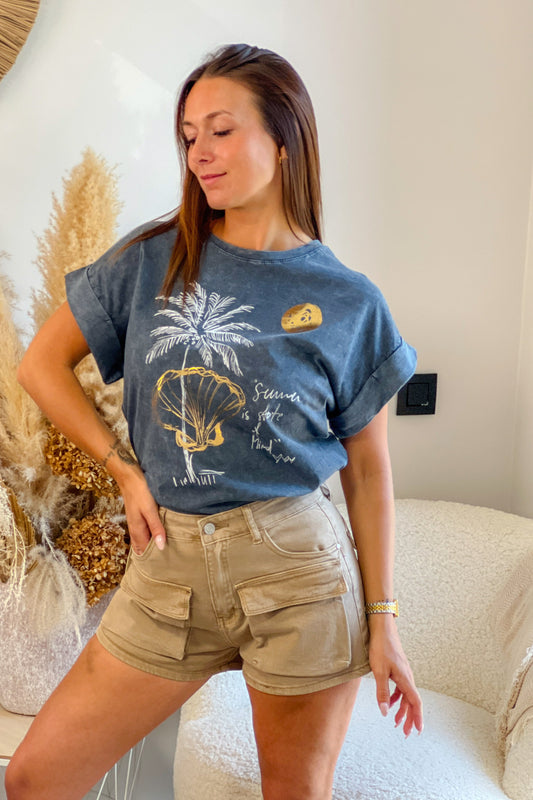 Short Sammy Cargo Camel