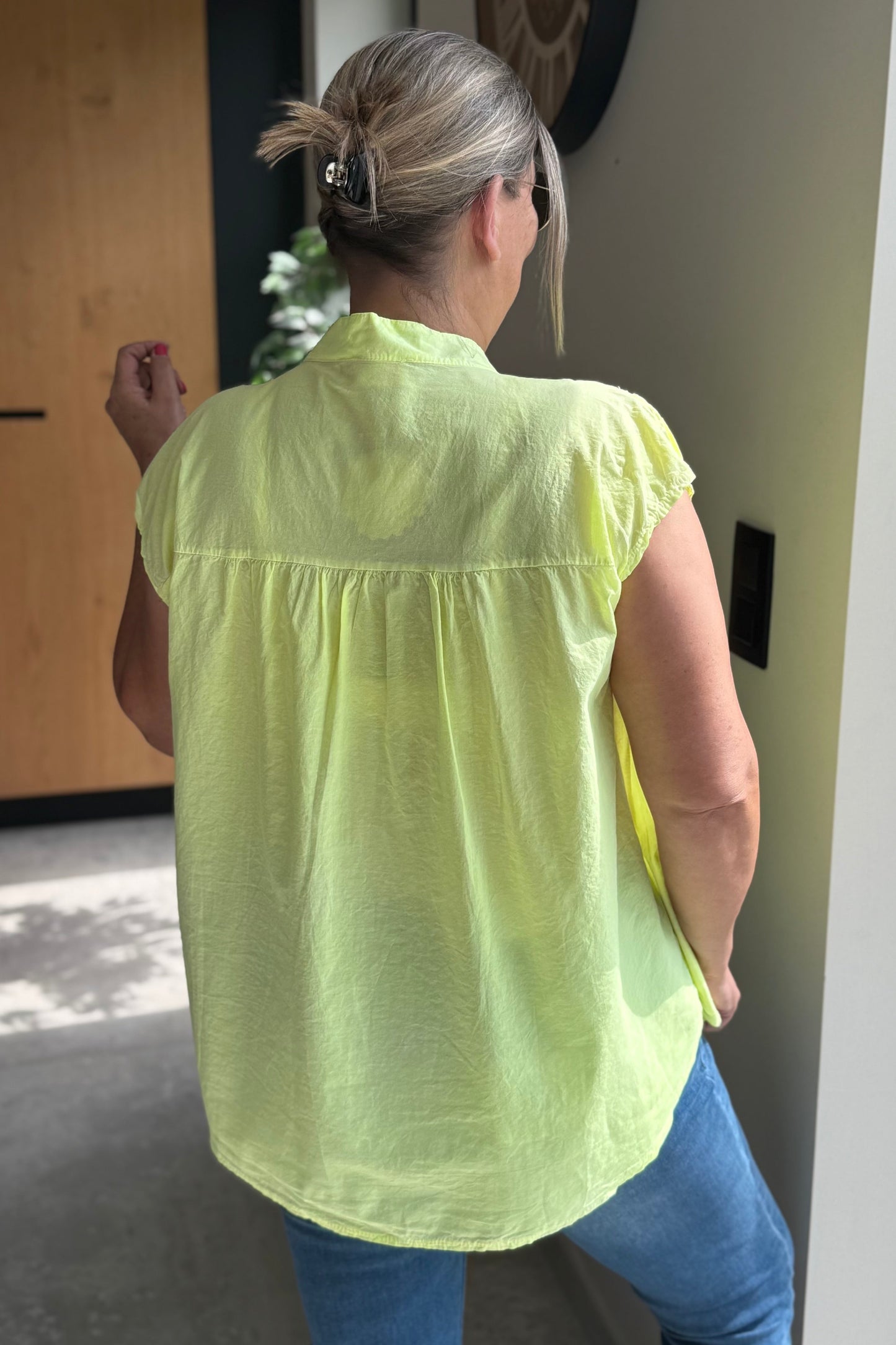 Chemise Pimpa Jaune Fluo