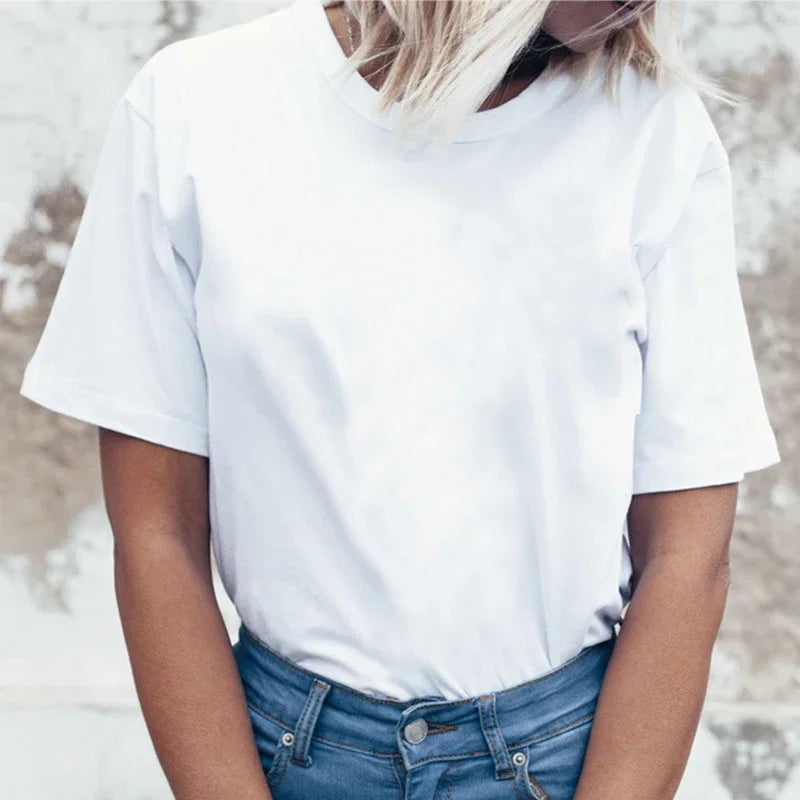 T shirt blanc femme