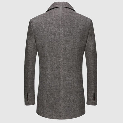 Clovis™ | Manteau Élégant en Laine Raffiné