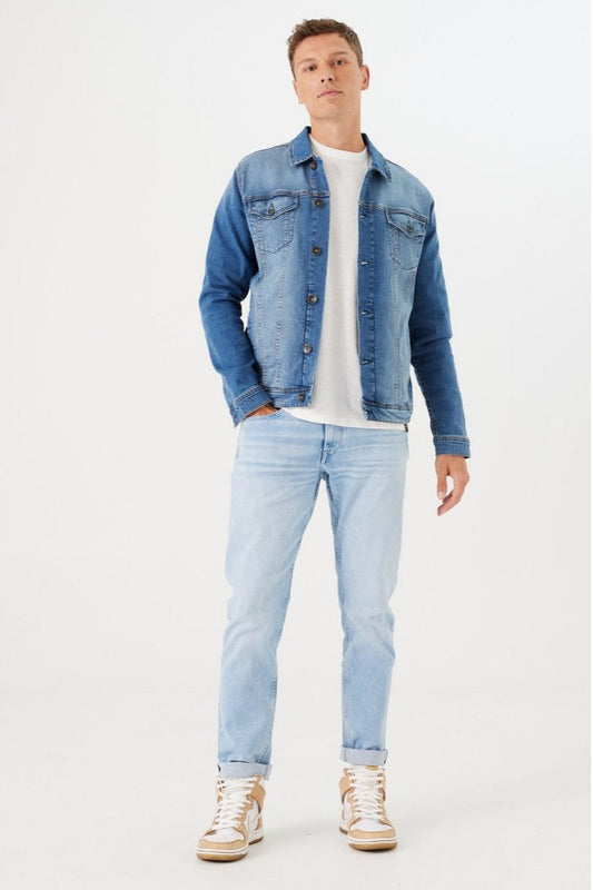 Veste en Jeans Raou Bleu Moyen