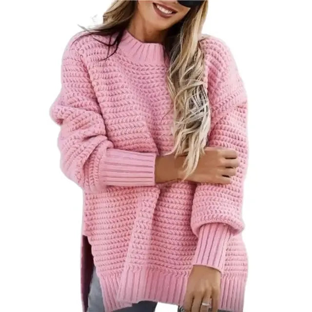 Sophie Paris® | Pull en tricot à col haut et douillet