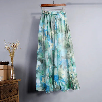 Geneviève | Jupe Maxi Légère Idéale pour Toutes les Occasions