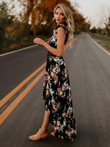 Pauline Laurent® | Robe Maxi Vintage Sexy À Imprimé Floral Fiesta
