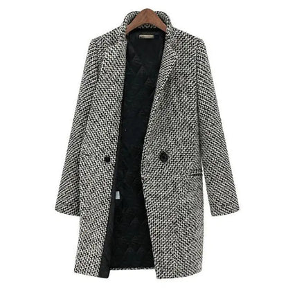 Cheska™ | Manteau Long en Laine