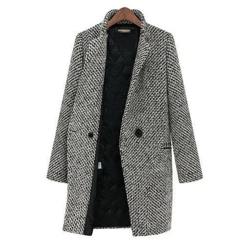 Cheska™ | Manteau Long en Laine