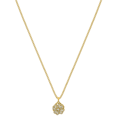 Élodie Lavin® | Chaîne Rotating Heart plaquée or 18 carats