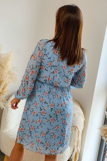 Robe Mauricette Bleu