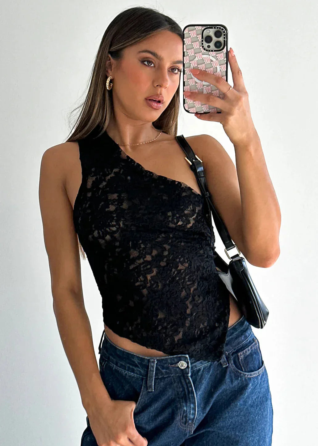 Sloped Neck top