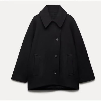 Claudine™ | Manteau de laine surdimensionné