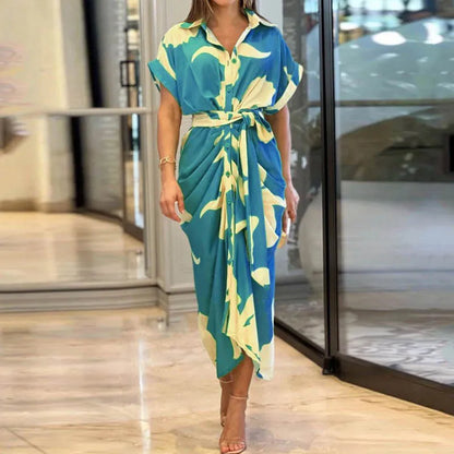 Amalia | Robe Maxi Enveloppe Luxe (Stock Limité)