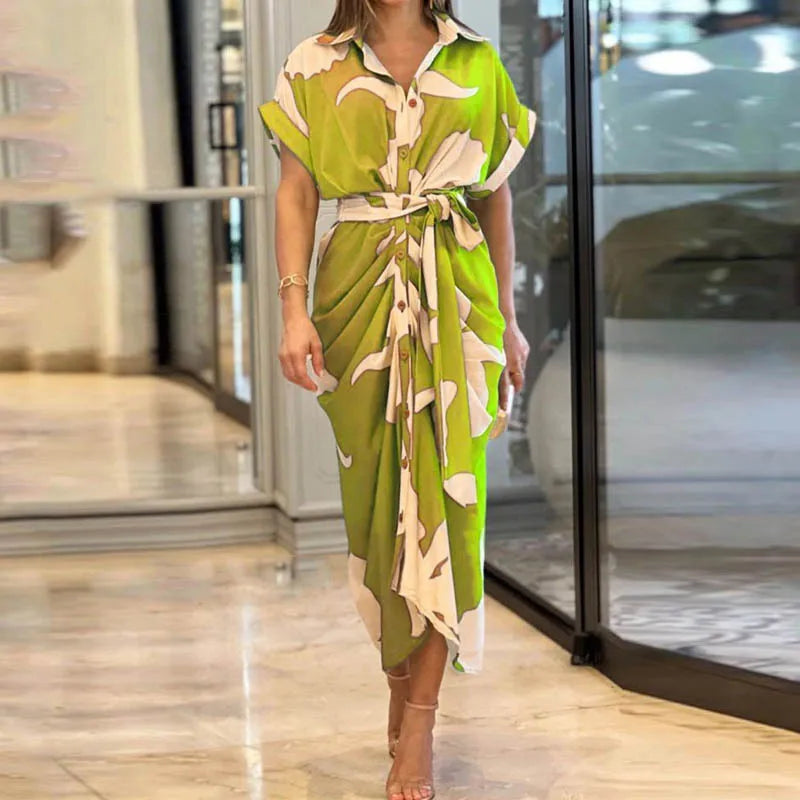 Amalia | Robe Maxi Enveloppe Luxe (Stock Limité)