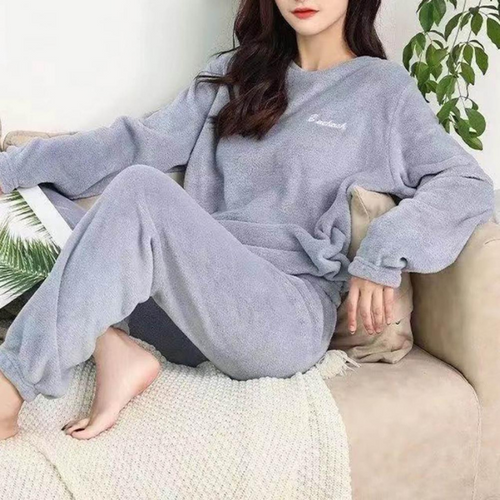 Ensemble Pyjama Chandail Fleece Stylé pour Femmes