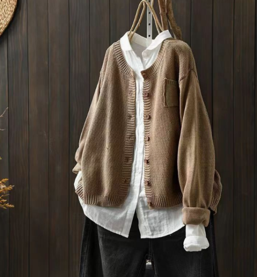 Rosa™ | Cardigan Décontracté et Élégant