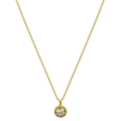 Élodie Lavin® | Chaîne Rotating Blossom plaquée or 18 carats