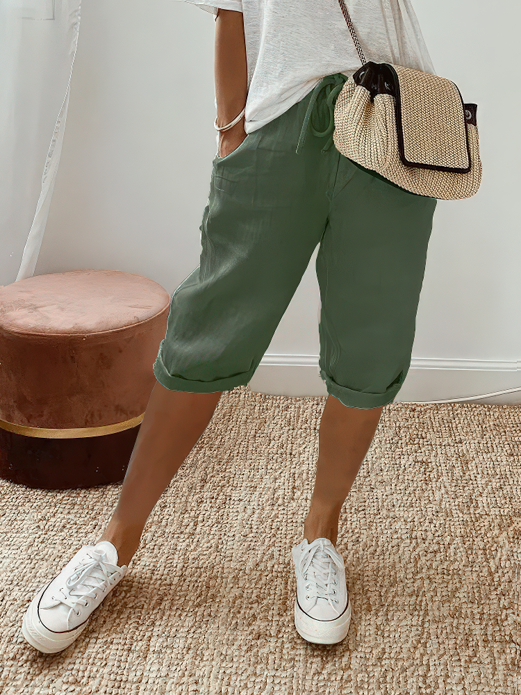 Martine™ | Short confortable avec ourlet retroussé