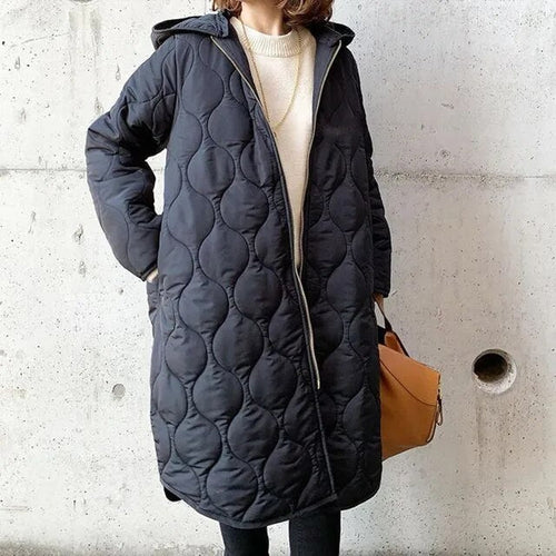 Danielle | Parka Femme à Motifs avec Capuche Chic et Confortable