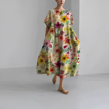 Amelia - Robe Bohème Fleurie