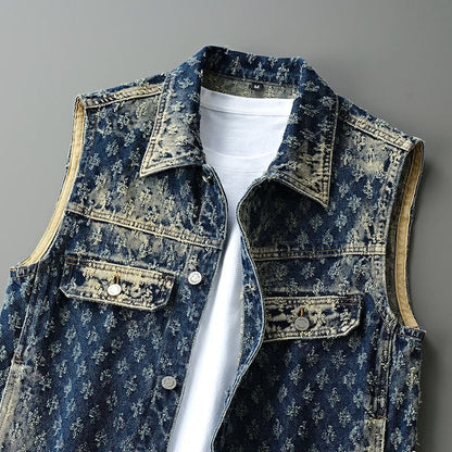 Veste en jeans rebelle