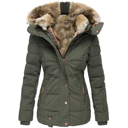 Audrey™ | Manteau d'Hiver Chaud Doublé de Fourrure