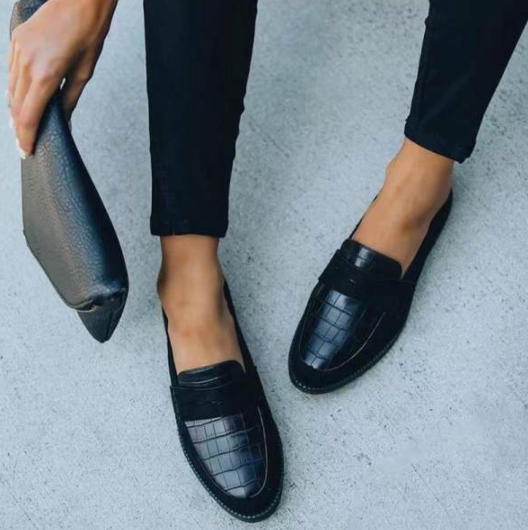 Chaussures en Cuir Sophistiquées pour Hommes avec Bordures en Daim