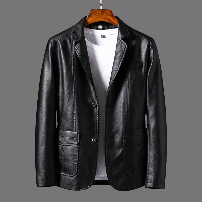 Veste motard en cuir