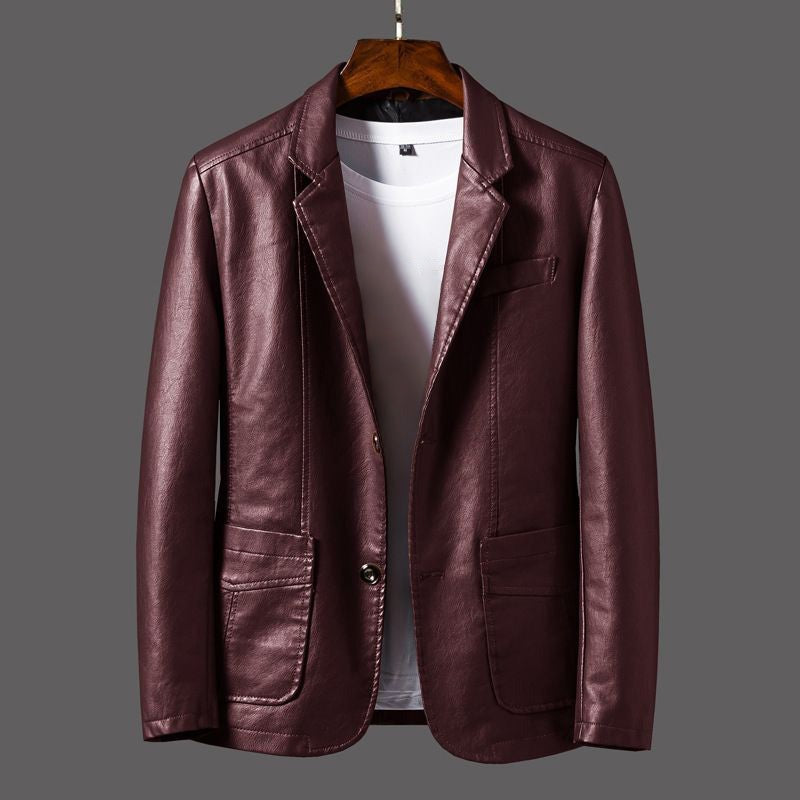 Veste motard en cuir