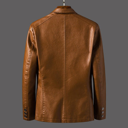 Veste motard en cuir