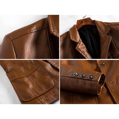 Veste motard en cuir