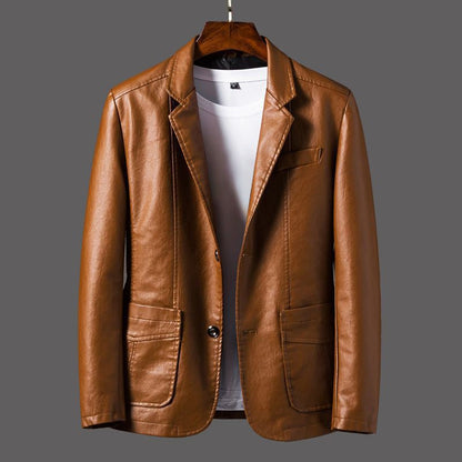 Veste motard en cuir