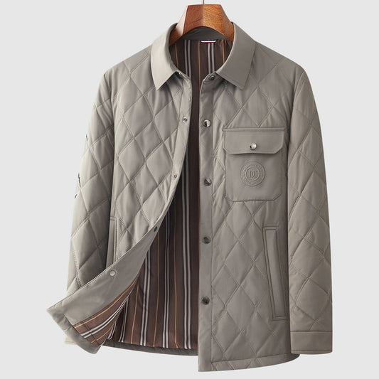 Veste chic matelassée surpiquée