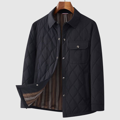 Veste chic matelassée surpiquée