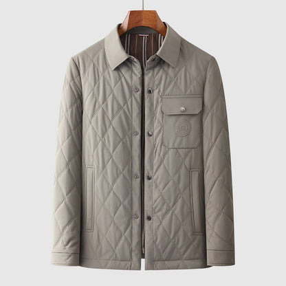 Veste chic matelassée surpiquée