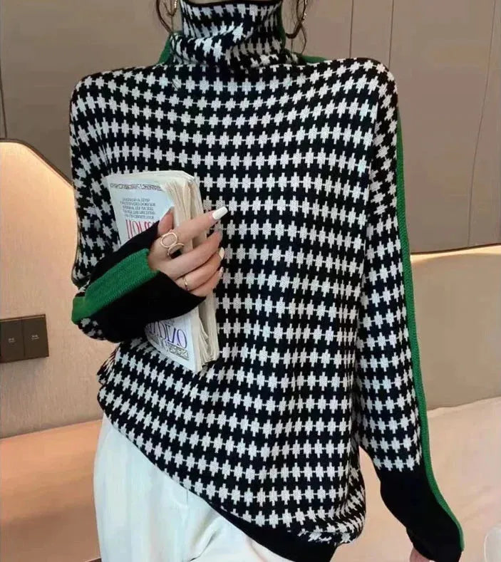 Isabelle Moreau | Turtle-Neck Pull à motifs