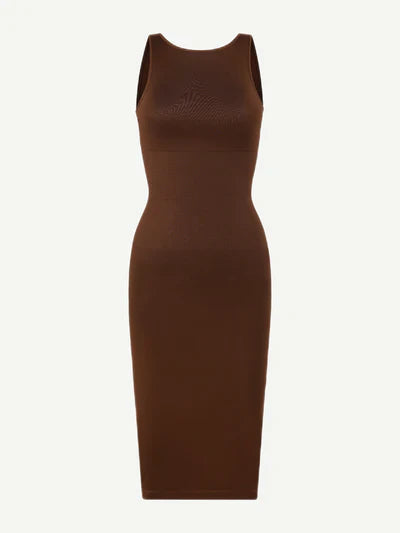 Allure® – Robe Sculptante à Manches Courtes, Effet Seconde Peau