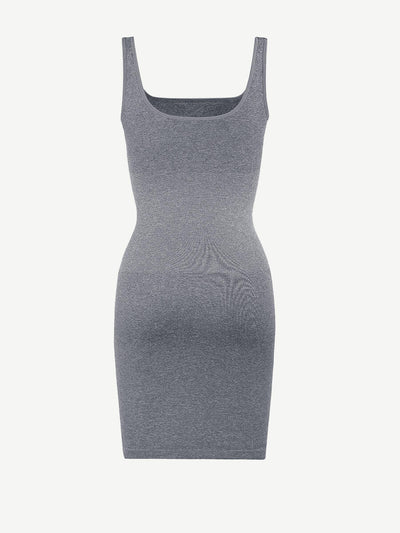 Rovena® – Robe Gainante Col Carré Sans Couture